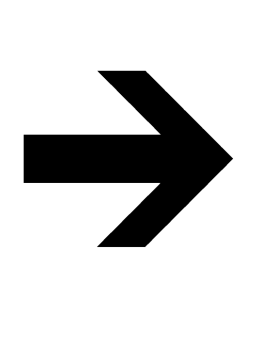 Arrow Right Sign Printable pdf