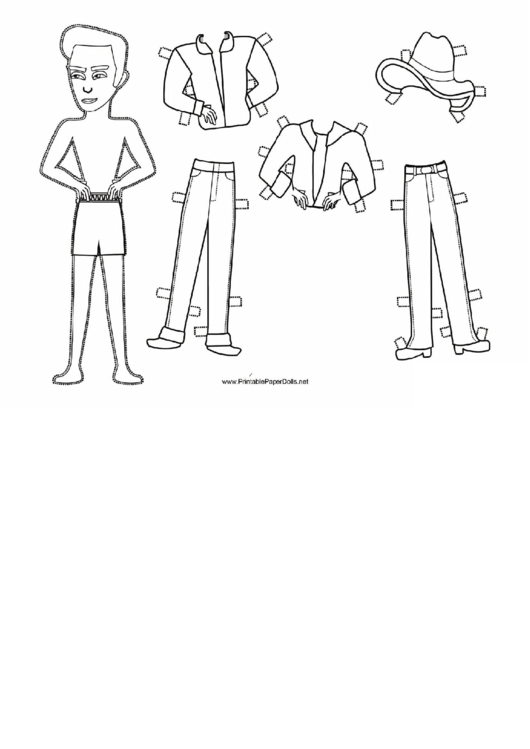 Sheriff Paper Doll Coloring Pages Printable pdf