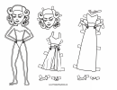 Monroe Paper Doll Coloring Pages