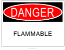 Danger Sign Template