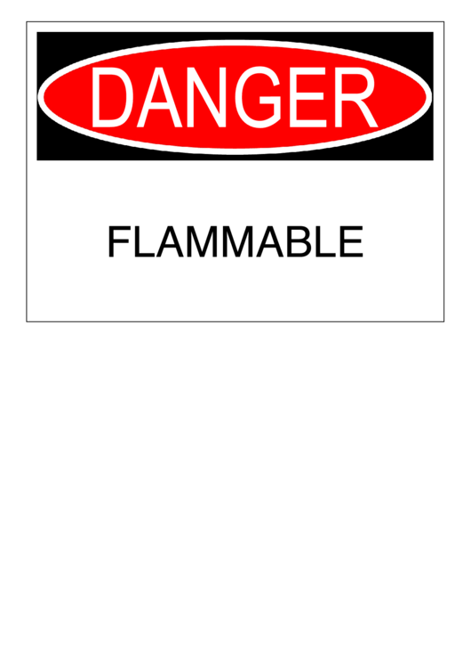 Danger Sign Template Printable pdf