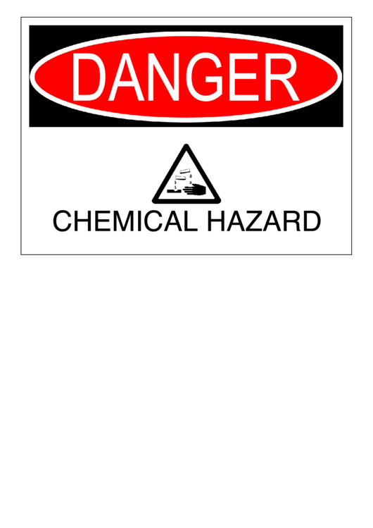 Danger Sign Template Printable pdf