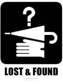 Lost And Found Sign