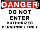 Danger Sign Template