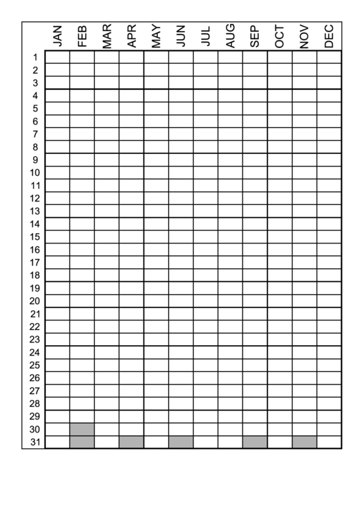 Annual Checklist Printable pdf
