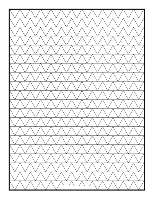 Triangle Half-Inch Printable pdf