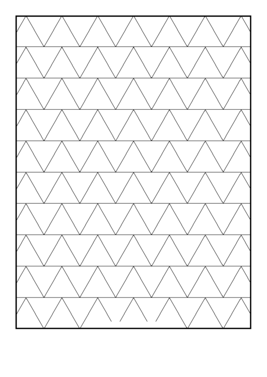 Triangle One-Inch Graph Paper Printable pdf