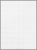 Dots Quarter-inch Graph Paper