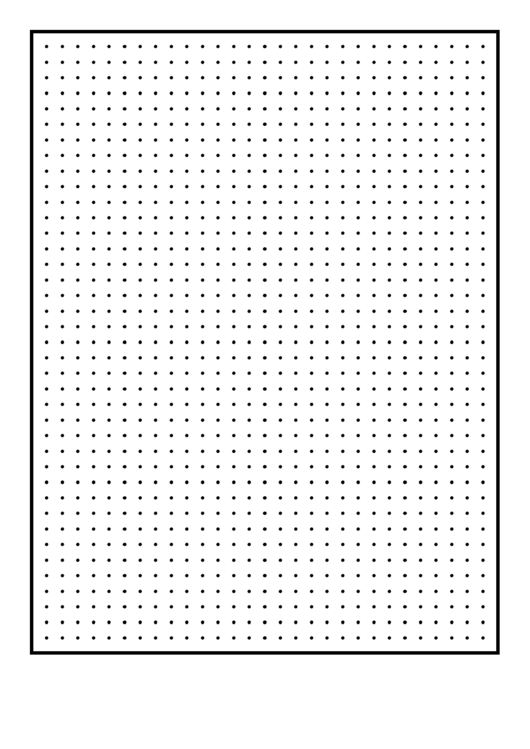 Dots Quarter-Inch Graph Paper Printable pdf