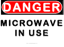 Danger Sign Template