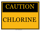 Caution Chlorine