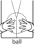 Ball Sign (sign Language Words)