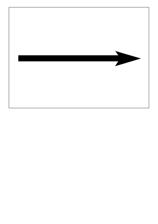 Right Arrow Sign Printable pdf