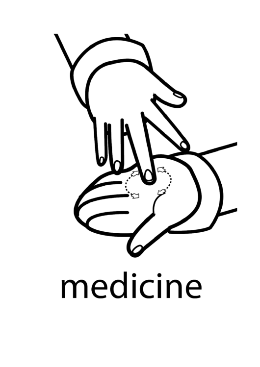 Medicine Sign Printable pdf