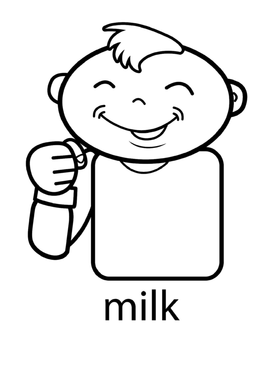Milk Sign (sign Language Words)