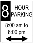 8 Hour Parking