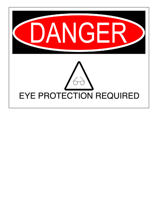 Danger Sign Template Printable pdf