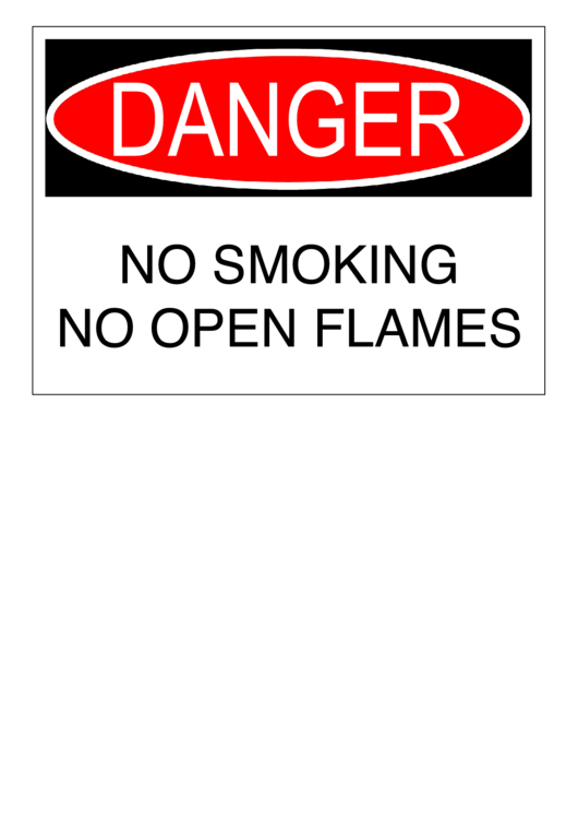 Danger Sign Template Printable pdf