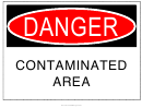 Danger Contaminated Area