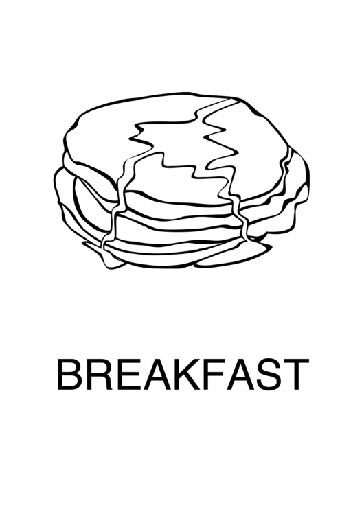 Breakfast Sign Template Printable pdf