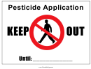 Pesticide Application