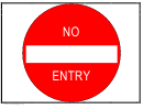 No Entry Template