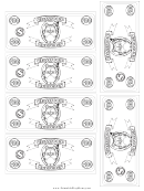 Classroom Currency Five Hundred Dollar Bill Template