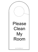 Please Clean My Room