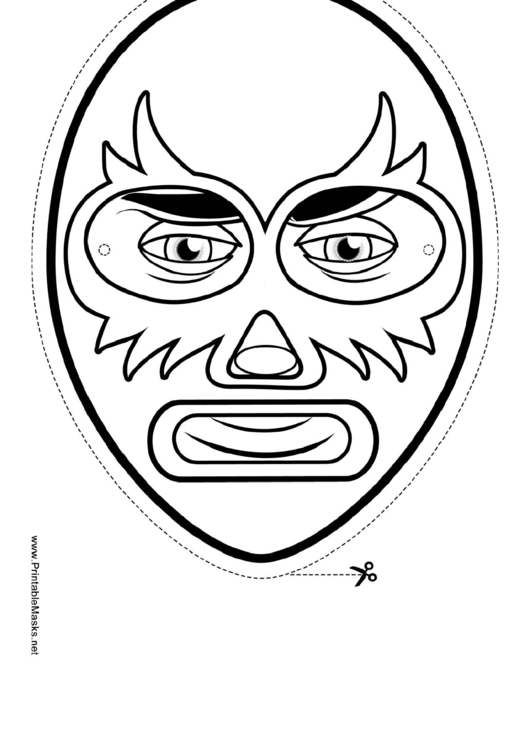 Fillable Captain America Mask Outline Template Printable pdf