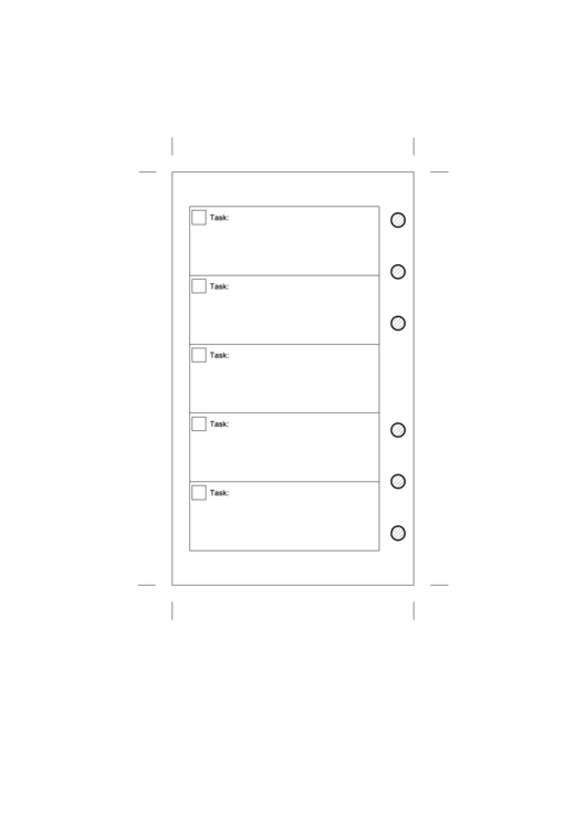 Task Planner Template Printable pdf
