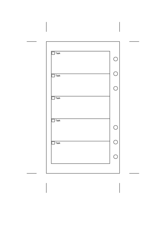 Task Planner Template Printable pdf