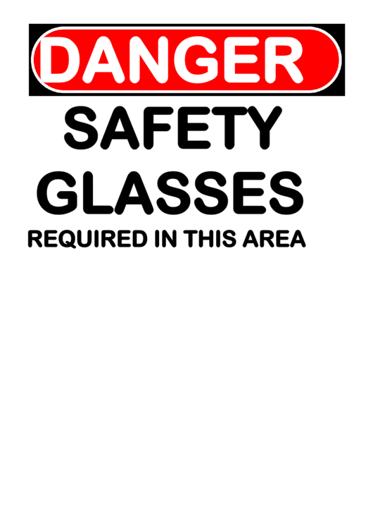 Danger Sign Template Printable pdf