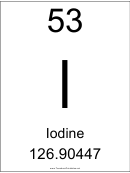 Element 053 Iodine