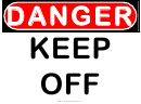 Danger Sign Template