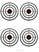 Black Circles Target Templates