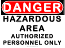 Danger Sign Template