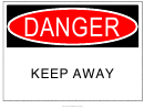 Danger Sign Template