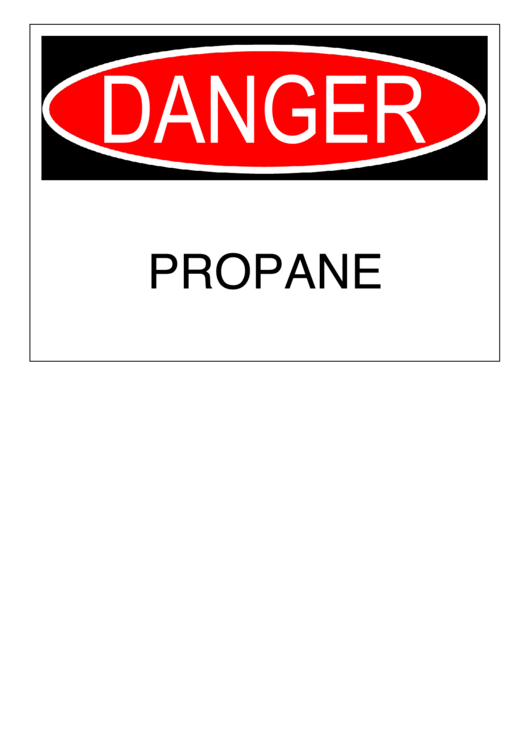 Danger Sign Template Printable pdf