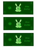 One Play-dollar Template