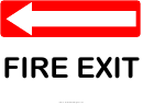 Directions - Fire Exit