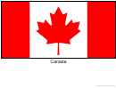 Canada Flag Template