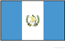 Guatemala Flag Template