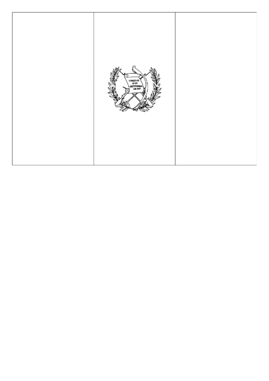 Guatemala Flag Template Printable pdf