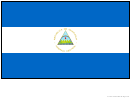 Nicaragua Flag Template