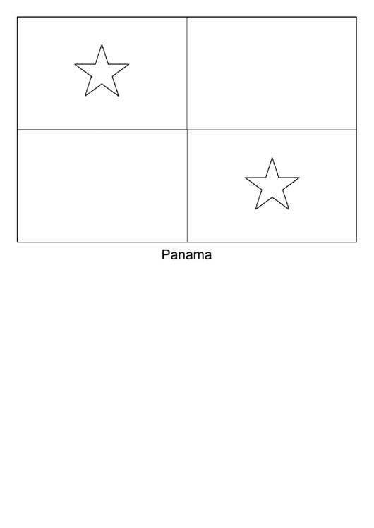 Panama Flag Template Printable Pdf Download