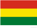 Bolivia Flag Template