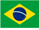 Brazil Flag Template