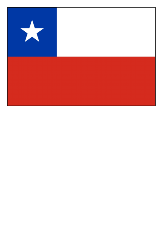 Chile Flag Template