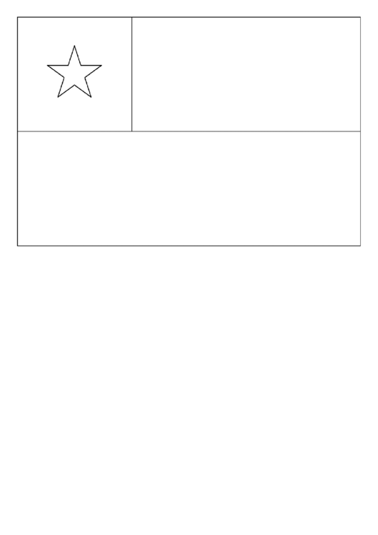 Chile Flag Template Printable pdf