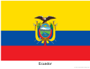 Ecuador Flag Template